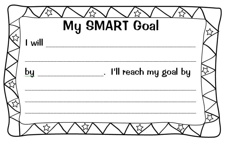 Smart Goals Simple Template from www.scholastic.com