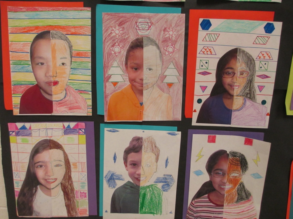 Math Meets Art: Symmetry Self-Portraits | Scholastic