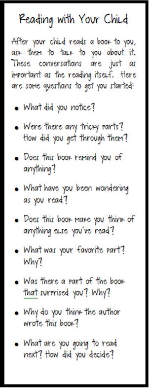 Critical thinking questions for picture books