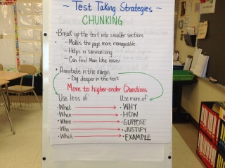 Test Taking Strategies Anchor Chart