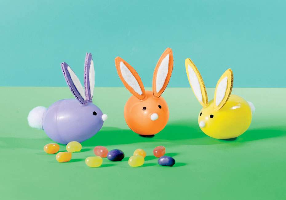 Easter Crafts with Plastic Eggs