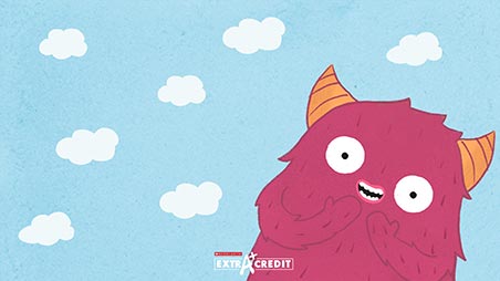 Zoom Background Monster