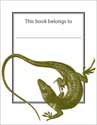 Lizard Book Plate
