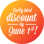 Early bird discount by June 21st!