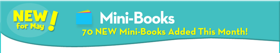 New for December! Mini-Books | 100 NEW Mini-Books Added Every Month!