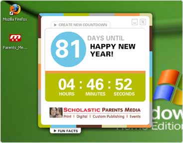 screenshot: Scholastic Countdown
