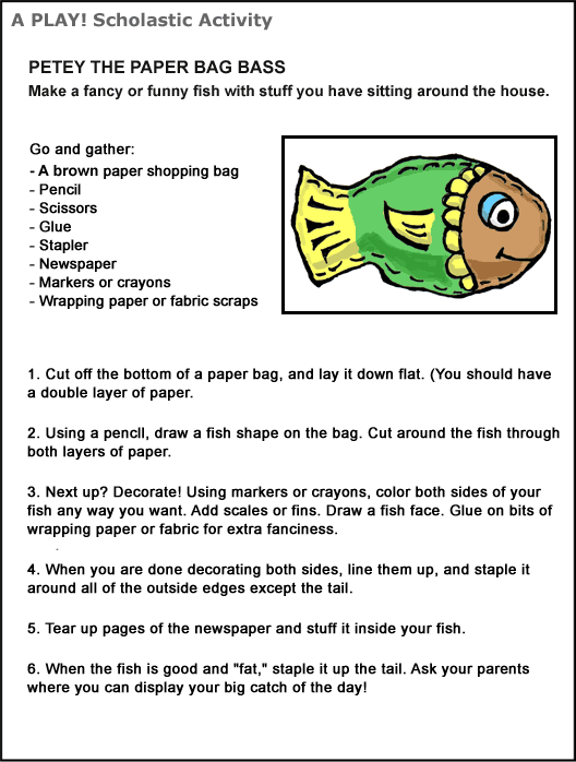 Petey the Paper Bag Bass