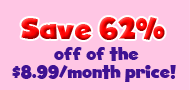 Save 62% off the $8.99/month price!
