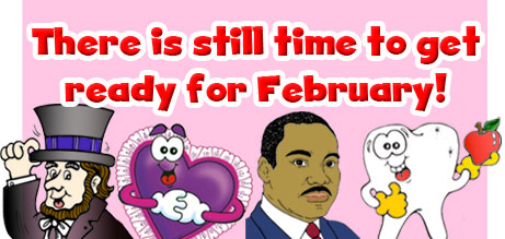 There is still time to get ready for February!