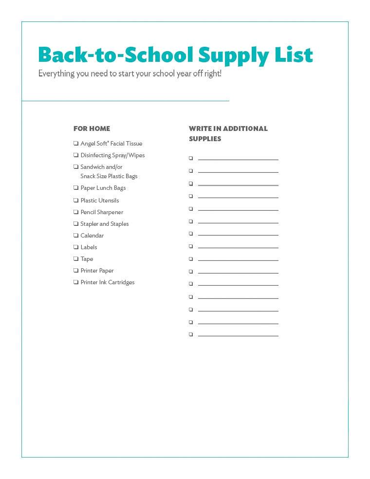 Angelsoft SupplyList home